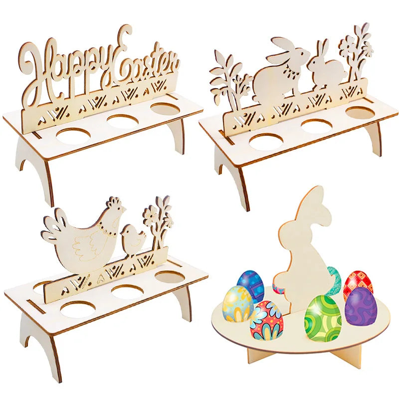Wooden DIY Easter Egg Display Kids Craft