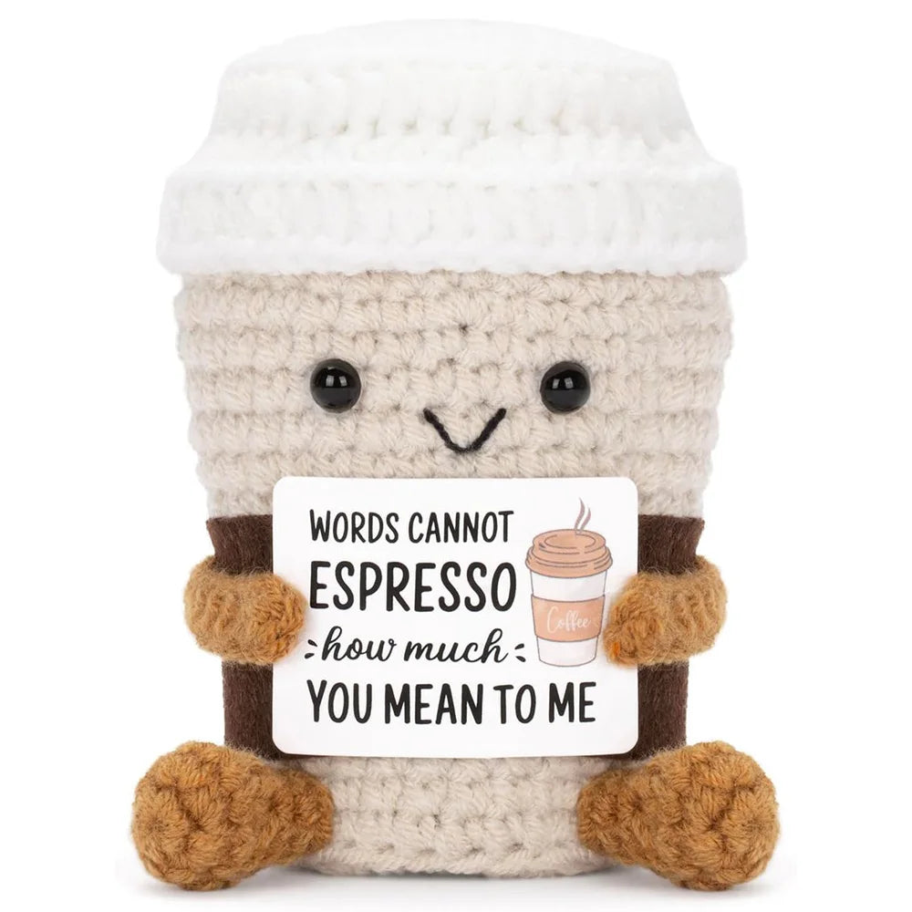 Words cannot espresso how much you meant to me crochet gift for her