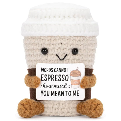 Words cannot espresso how much you meant to me crochet gift for her