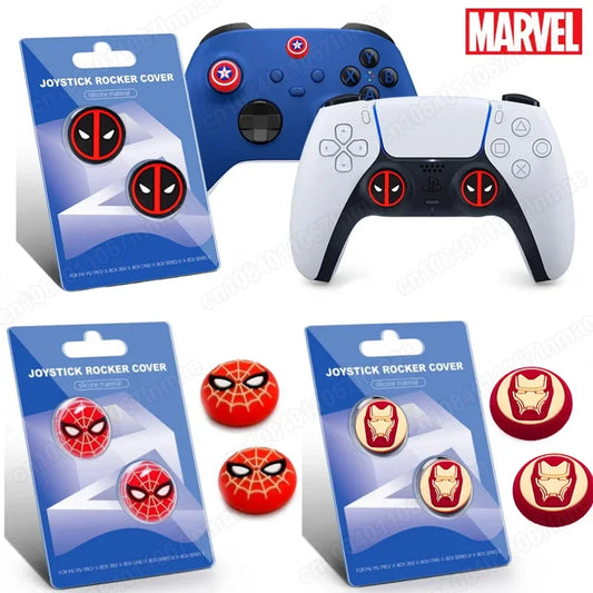 Xbox ps4 Joystick Covers Spiderman Iron Man theme