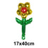 Yellow red Flower balloon handheld party decor