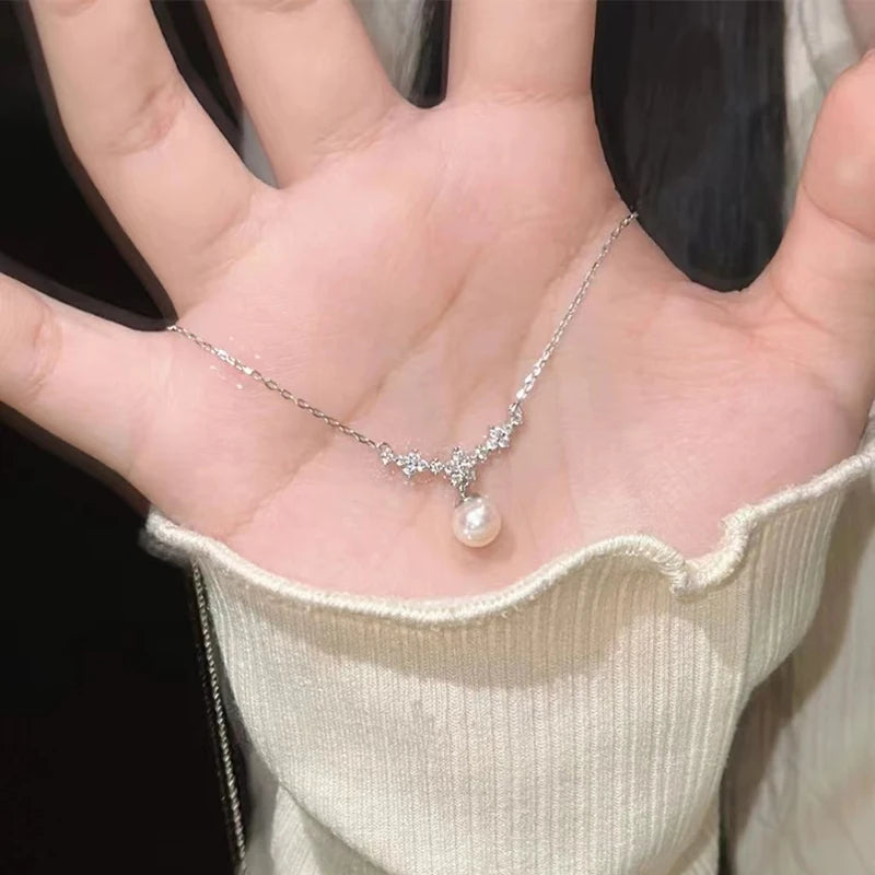christmas gifts for her silver pendant necklace