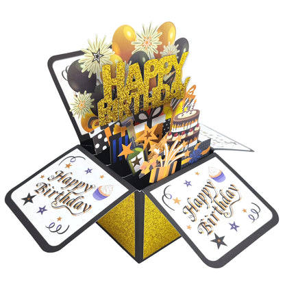 popup happy birthday card